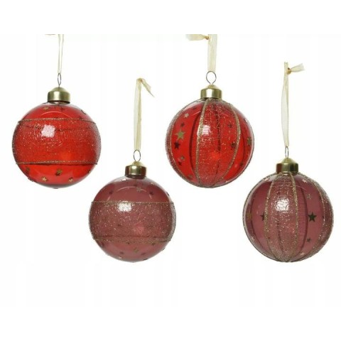 SFERE D8 RED CSTELLE ORO 2ASS